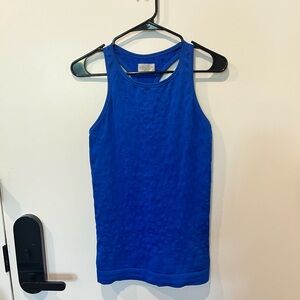 Athleta Royal Blue Fitted Tank Top